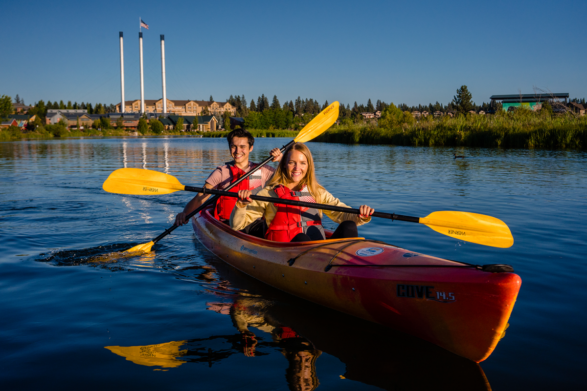 2 Hour Kayaks & SUP Rentals at our Riverbend Kiosk Tumalo Creek
