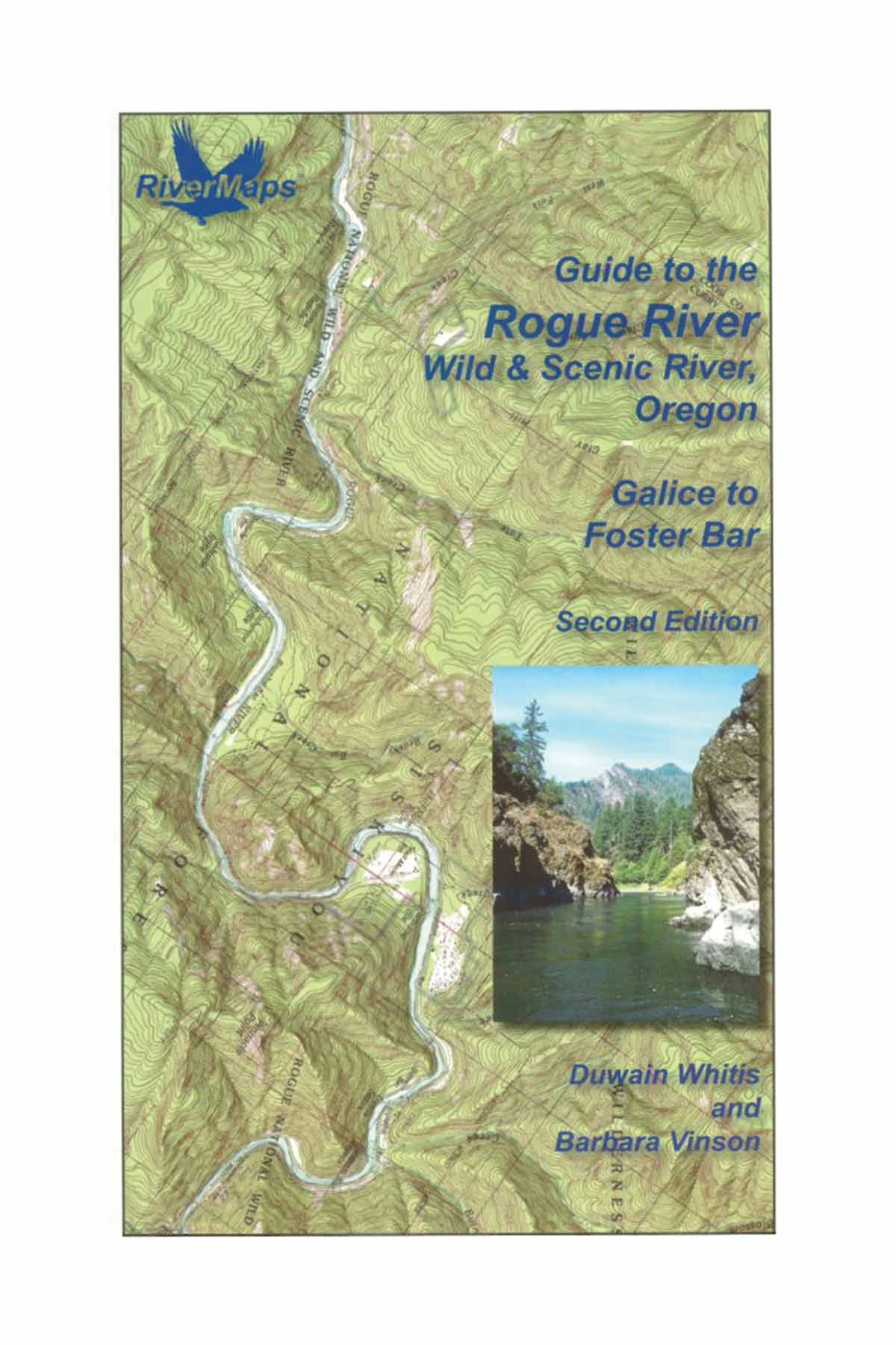 RiverMaps Rogue River 2nd Edition Guide Book