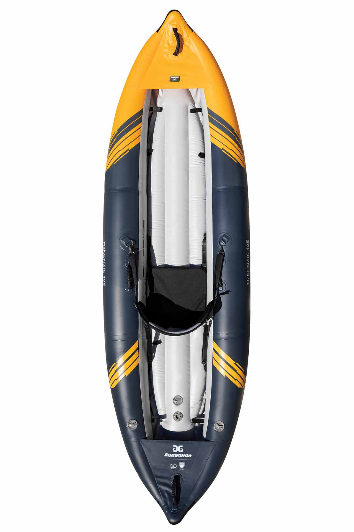 Aquaglide McKenzie 105 Whitewater Inflatable Kayak Top View