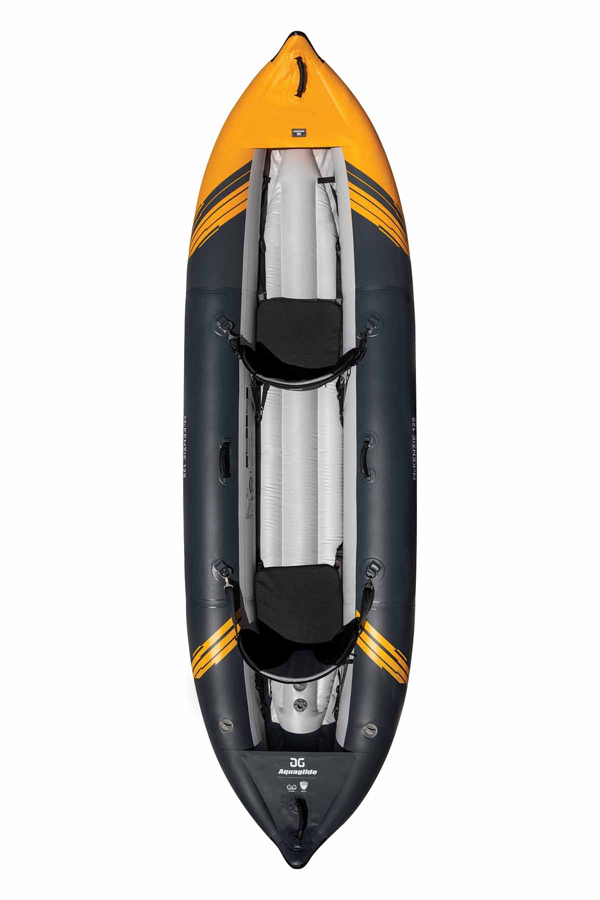 Aquaglide McKenzie 125 Whitewater Inflatable Kayak Top View