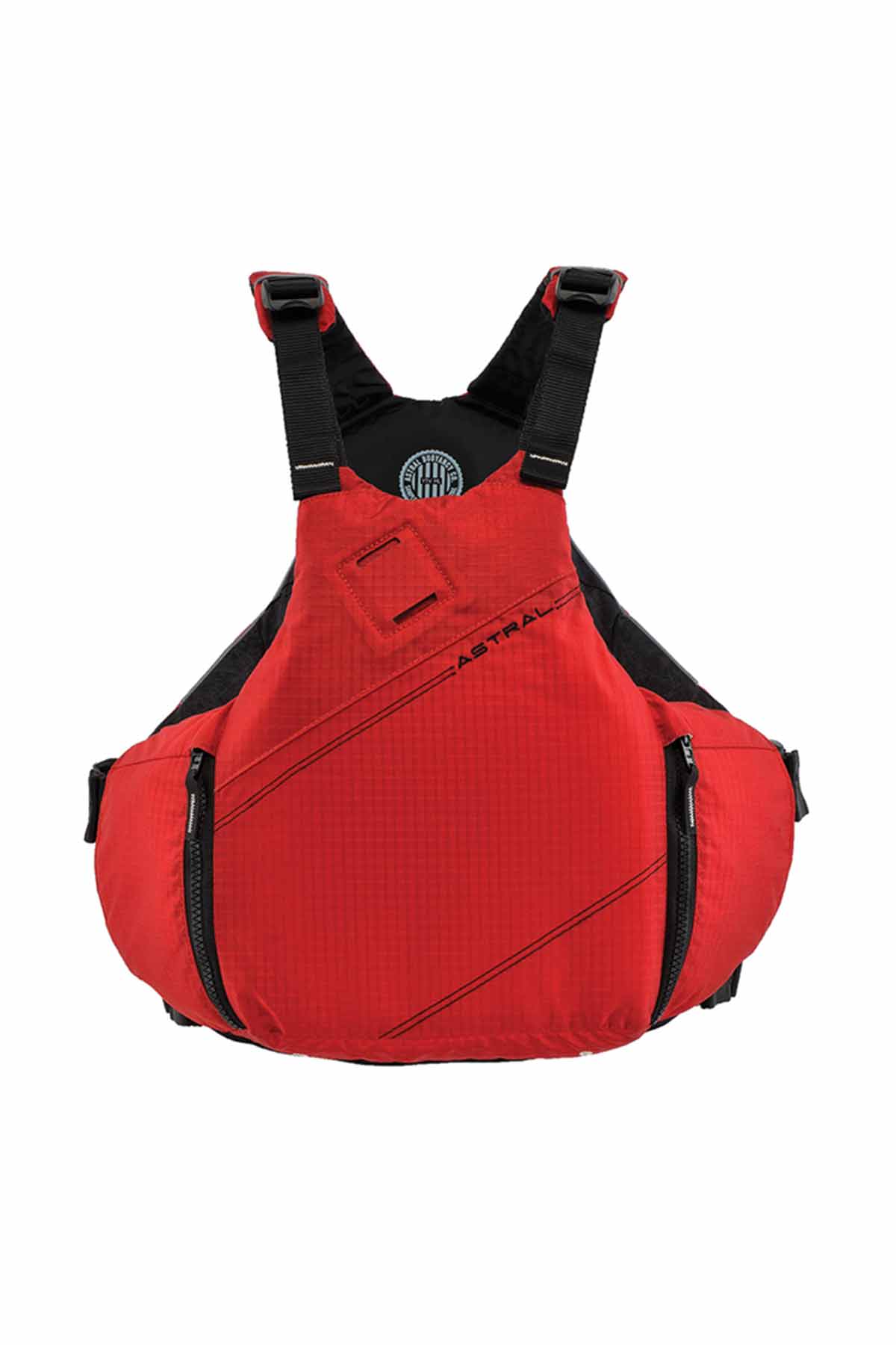 Astral Whitewater YTV PFD Cherry Creek Red Front