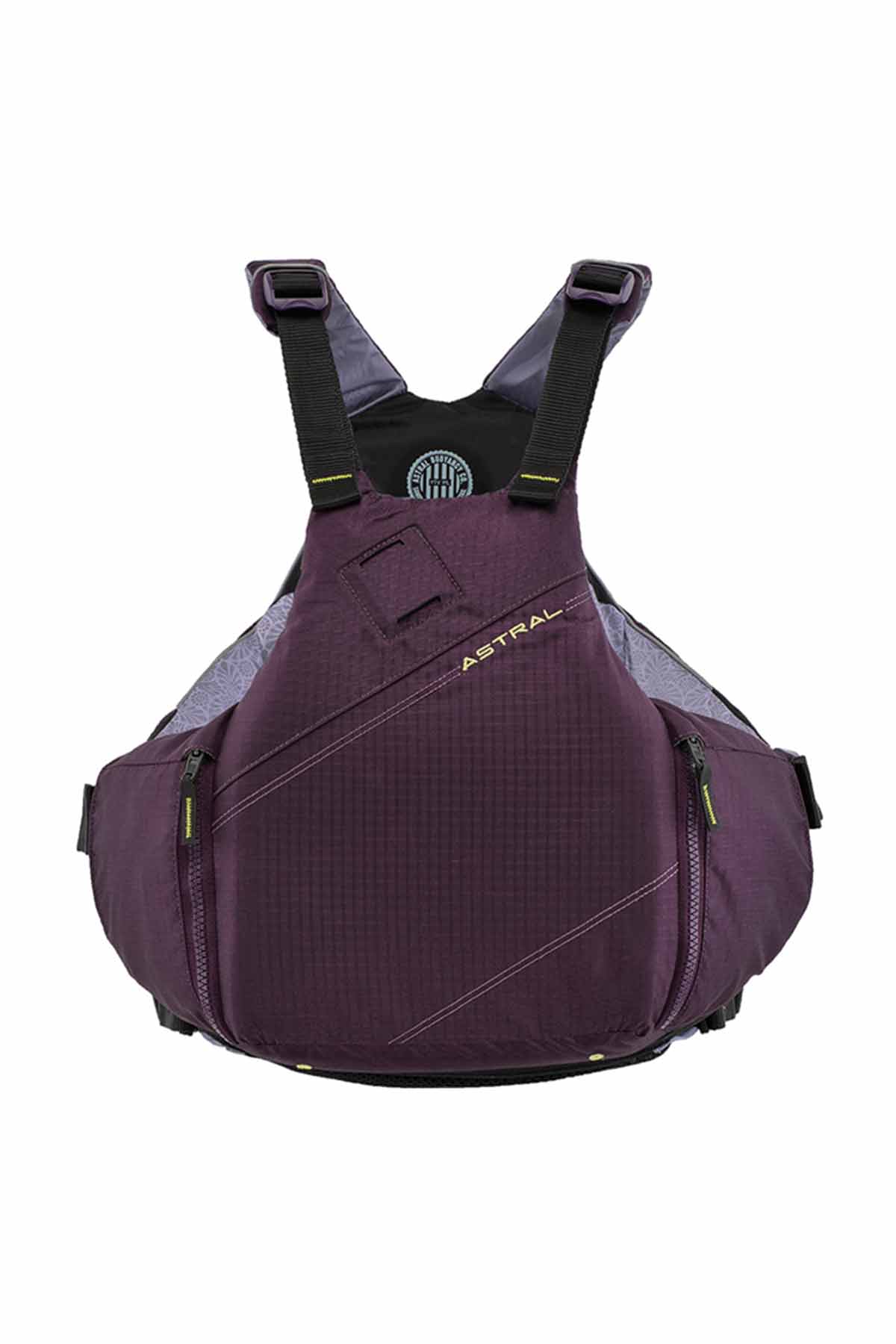 Astral Whitewater YTV PFD Eggplant Front View