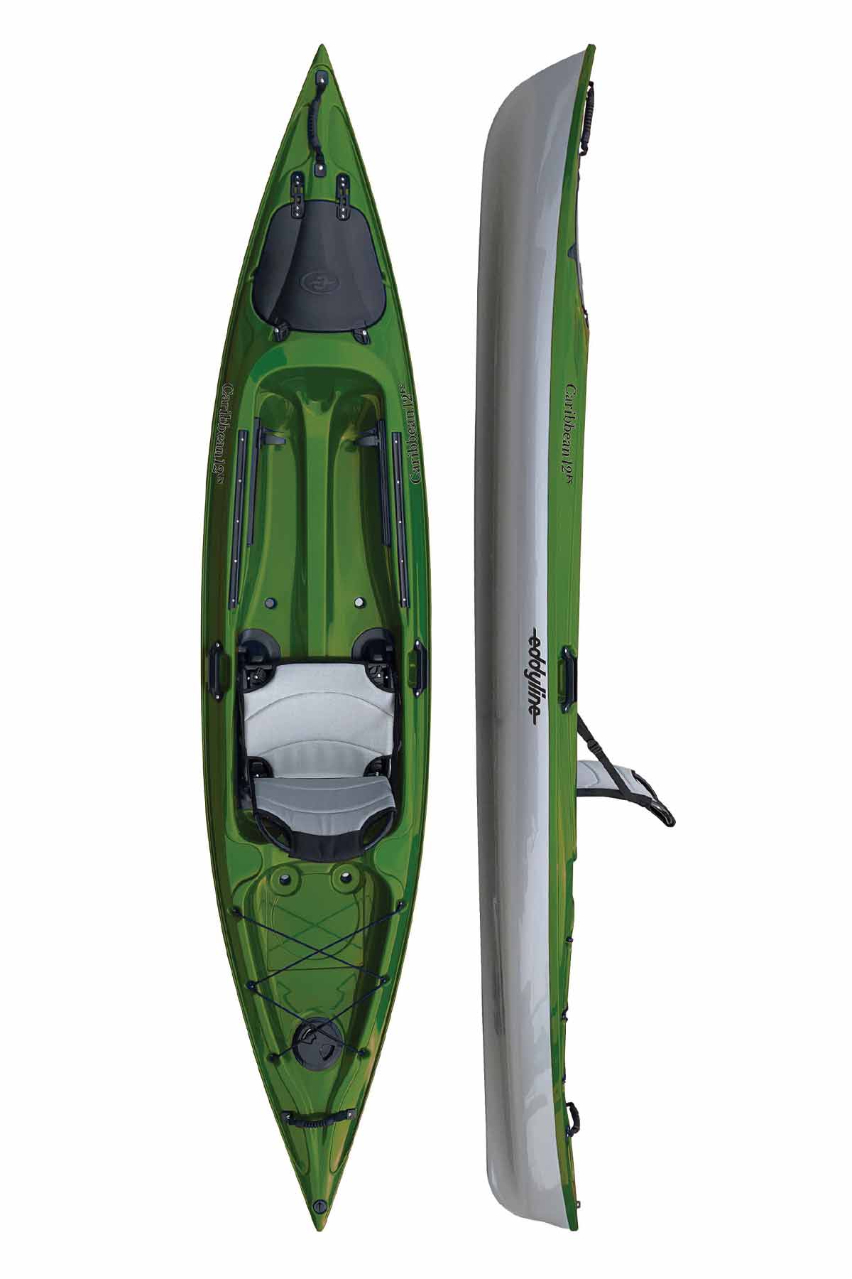 Eddyline Caribbean 12 Frame Seat Seagrass and Silver