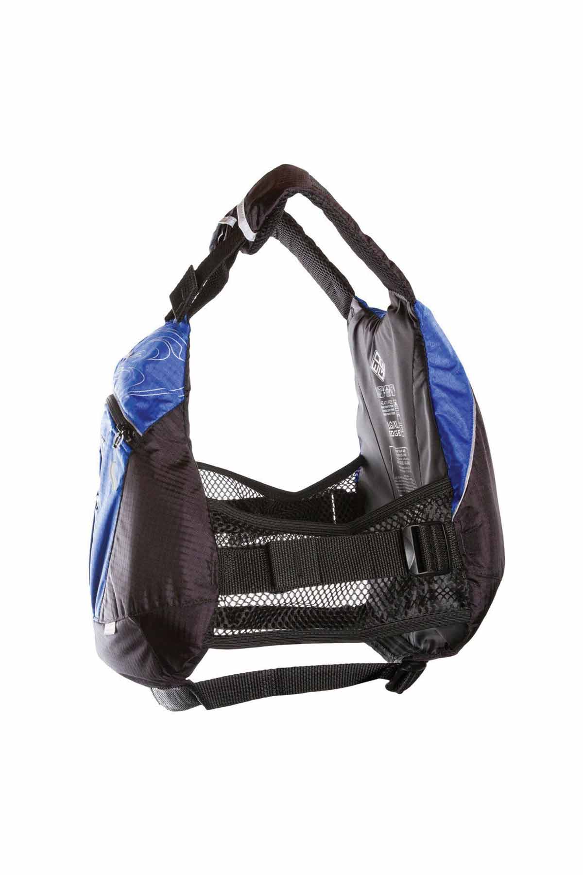 Stohlquist Edge Whitewater PFD Blue Side View