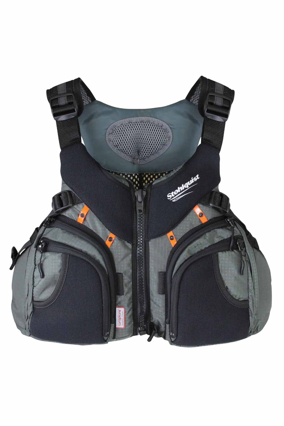 Stohlquist Keeper Gray PFD Front View