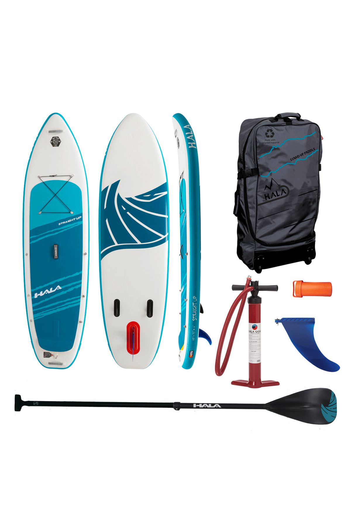Hala Straight Up Inflatatble Paddleboard Package
