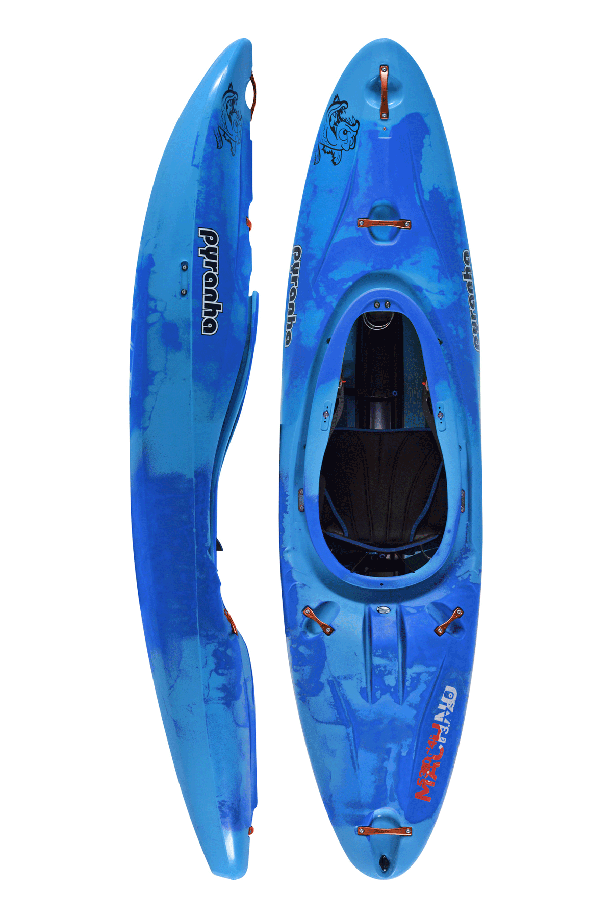 Pyranha Machno Whitewater Kayak Blue Crush