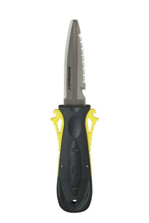 rescue knife blunt stohlquist red yellow