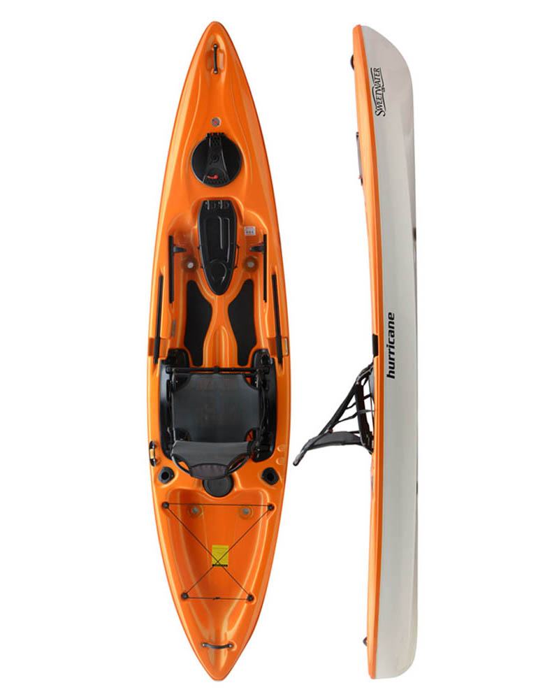 Fishing Kayak, Mango, Hurricane Sweetwater,Frame Seat